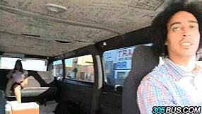 Innocent Girl Sucking Cock in Public Car
