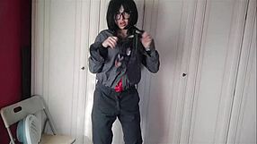 Chantalchannel - I’m burning up even dressed as a man for Halloween!