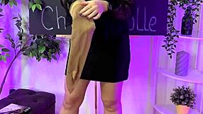 Ever tried nylon fantasies at a club with vogue stockings on display?