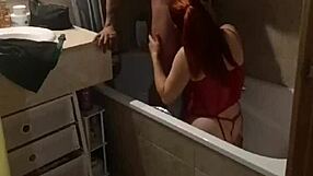 My girlfriend tells me to screw her mom in the ass while she's in the bathtub alone