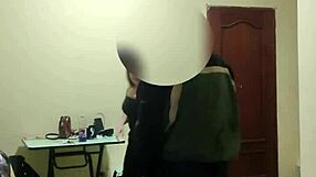 Teasing the Maid in Leggings for a Rough Surprise in Part 1