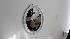 Big cock T R V pounds Latina with thong on barefoot