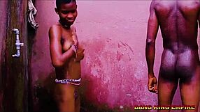 ugh, slim saida bob takin two big fat cocks in local ghetto, no joke