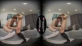Solo Teen Amanda Makes Love with Mary Again in a Steamy VR Session