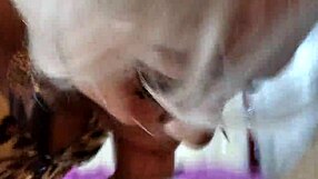 Hot Leopard Costume Whore Dances Dirty Solo