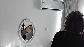 Big cock T R V pounds Latina with thong on barefoot