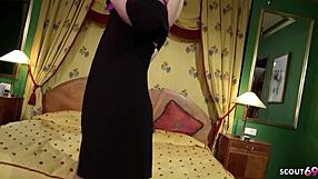 Damn, hard anal pounding for blonde slut wife!
