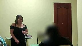 Teasing the Maid in Leggings for a Rough Surprise in Part 1