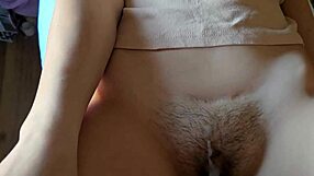 Huge Cum Spills Inside Stepsister's Panties During Wild Rubbing