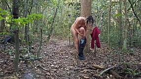 I met a stranger naked in the woods.