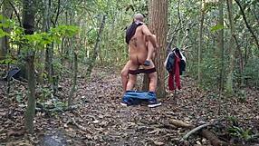 a stranger fucked me hard in the forest after ripping my clothes