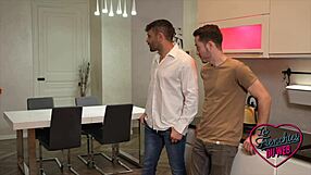 martina, the sexy coquine, gets slammed hard by two french studs in wild double penetration.