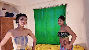 Desi hot threesome, me, husband, and friend banging hard