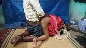 Indian Village Couple Enjoys Steamy Homemade Bedroom Action