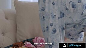 Girlsway - Conflicted Lesbian Holly Day Finds Comfort with Caring MILF Serene Siren