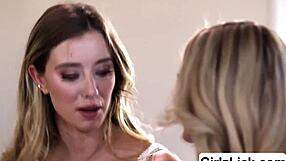 Milf Kendra James in Lesbian Threesome with Skinny Blonde Teens