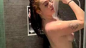 Hot Damn! Watch Hotwife Char in Shower Voyeur POV