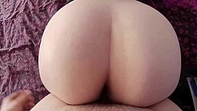 I finger her huge ass and zoom in on her tight asshole while pounding doggy style with my big cock.