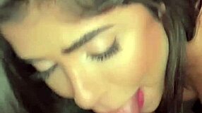 tiny 18yo latina gags hard on deepthroat at casting