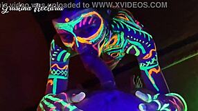 Ever Fucked a Slim Wild Girl Under UV-Light Glow?