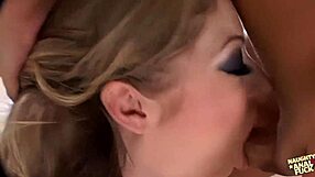 Hey, this blonde whore craves every hole stretched in rough gangbang!