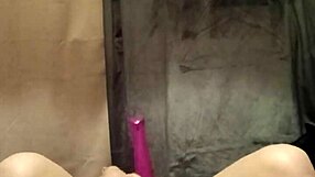 2024 French Milf Slave in Uro Dildo Self-Session POV
