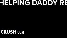Leila Cove Teases Mike Mancini in DadCrush Alone Session