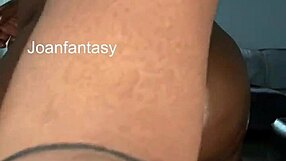 joanfantasy teases with solo dildo in sheer top