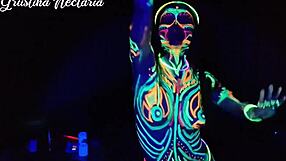 Ever Fucked a Slim Wild Girl Under UV-Light Glow?