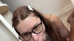 My White Workmate Craves My Black Shaft for Nasty Deepthroat Action