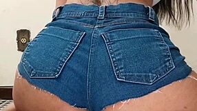 cum in my ass, love, skinny girl with huge butt shaking in tight jeans