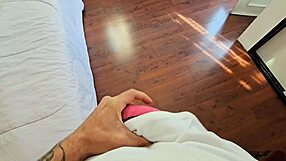 Strolling Buenos Aires with My Young Wife for Anal Orgasm and Cum Facial