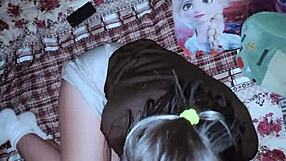 i can’t believe i gave my schoolgirl stepsister my load in her room