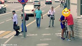 Hidden Cam Catches Jeny Stripped Bare in Public