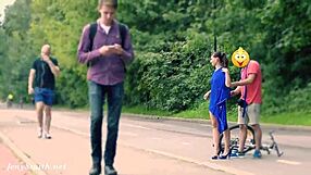 Hidden Cam Catches Jeny Stripped Bare in Public