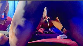 Feature Stripper Little Cupid NG Seduces Club Owner with Private Dance. She Rides His Hard BBC After Teasing Striptease.