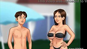 Stepbro dominates stepsis in risky public pool banging!