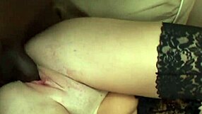 Fucking two slut milfs in sexy lingerie on bed