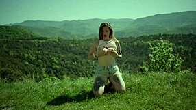 met a wild milf hiker craving rough outdoor anal action