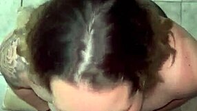 Blonde Girlfriend Deepthroats with Cum Dripping from Nose
