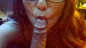 Wow, she loves to SWALLOW the whole shaft and balls!