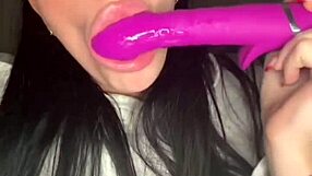british exchange student indulges in solo toy play