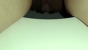 Pregnant on toilet then bidet at anal hole