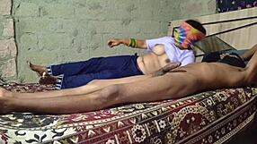 hot indian desi step brother-in-law bangs sister-in-law in steamy session