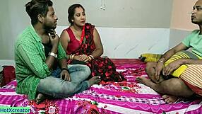 Desi Randi Wife Shared for Rough Threesome with Ex Husband