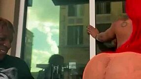 Petite Redhead Tackles Massive Ebony Shaft In Raw Outdoor Homemade Action