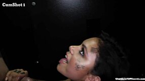 Genevive nails it with wild gloryhole action like a pro