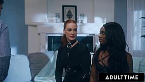 submissive wife siri dahl and ana foxxx join husband for kinky 3-way fun