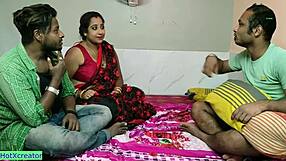 Desi Randi Wife Shared for Rough Threesome with Ex Husband