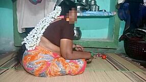 aunty gets very hot fucking in village home with husband!